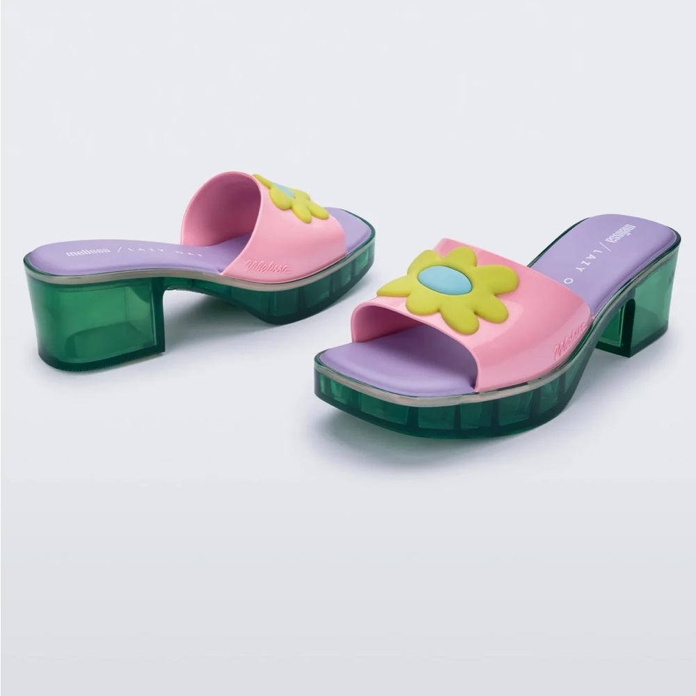 Melissa Shape + Lazy Oaf rubber slide (UK7 / US9)